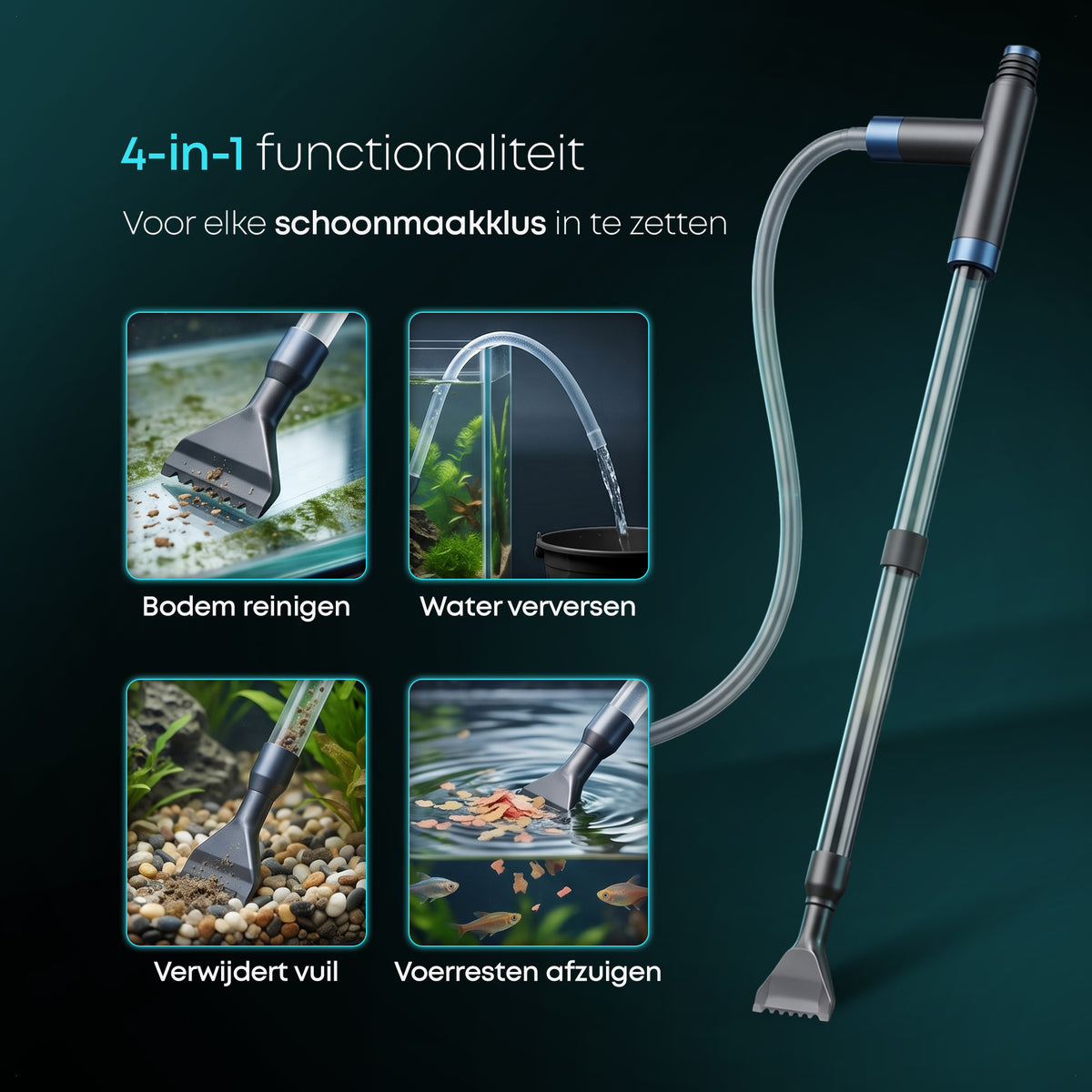 AquaImpact Aquarium Stofzuiger
