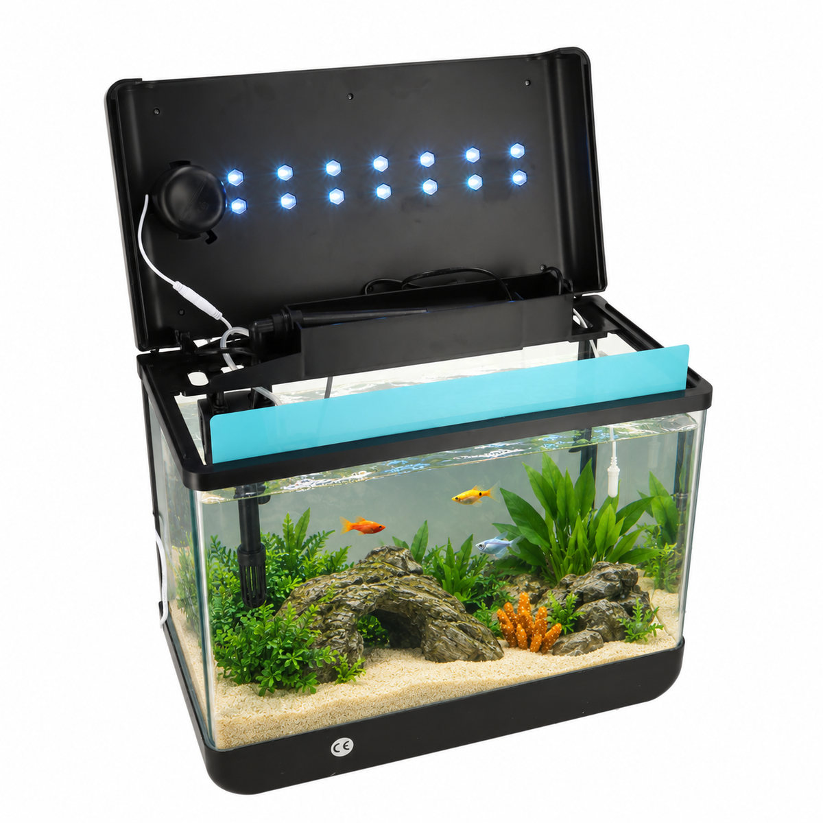 AquaImpact 26L Starterpakket met decoratie naar keuze en 20 filters
