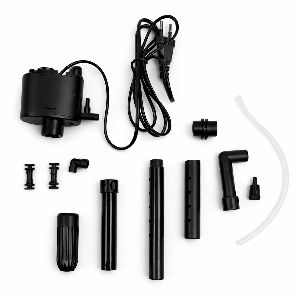 AquaImpact® Originele Aquarium Pomp (26L) – 3-in-1 & Fluisterstil